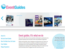 Tablet Screenshot of eventguides.co.uk